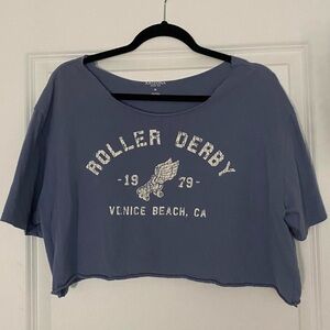 Arizona wide cut cropped T shirt